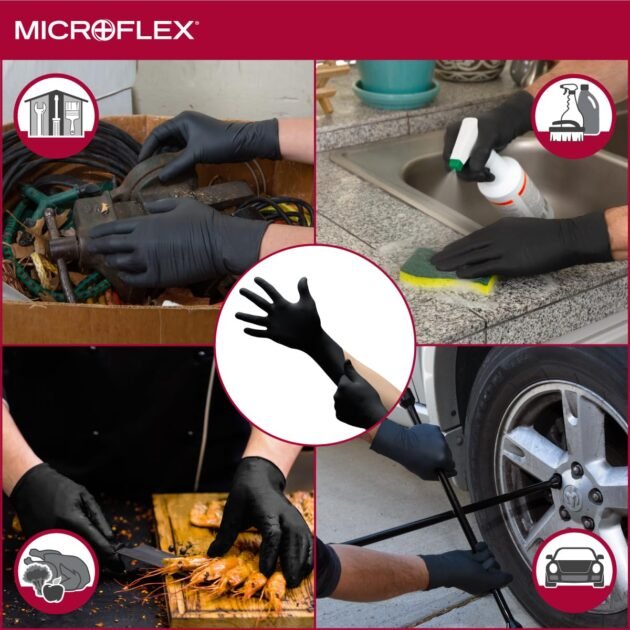 MICROFLEX® Onyx® N64, Nitrile Gloves (Case of 1000) - Image 3