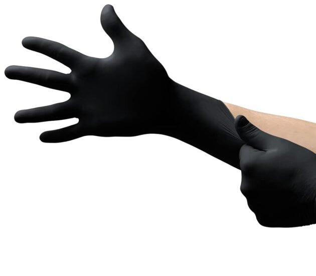 MICROFLEX® Black Dragon® Zero BD-100N, Exam Gloves with Textured Fingertips (Case of 1000)